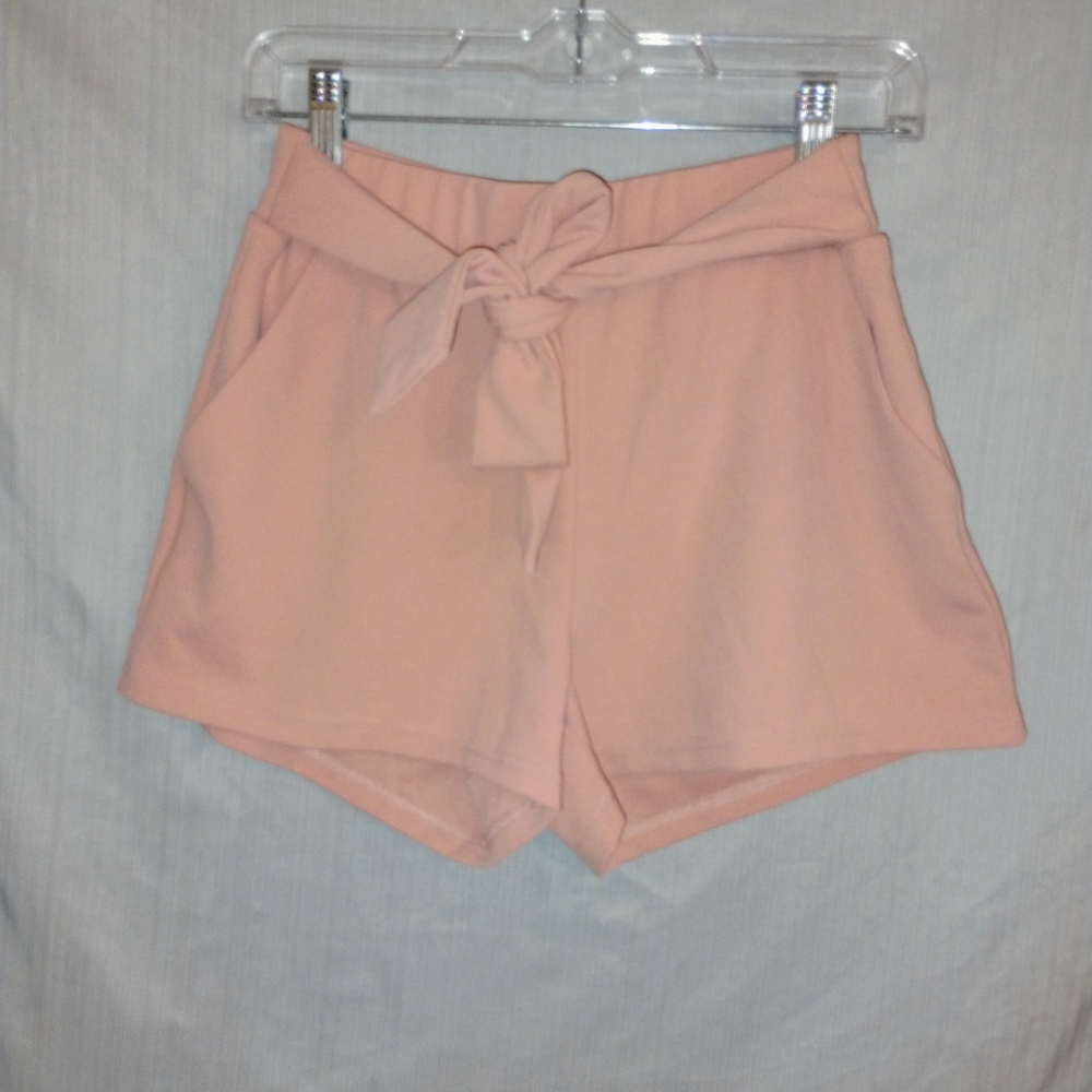 Revamped Blush High-Waist Shorts